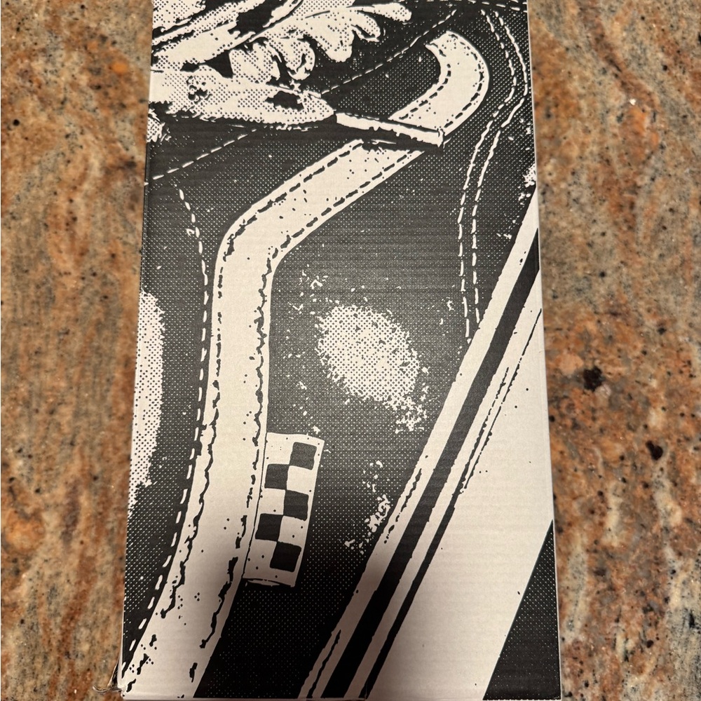 Vans Mens Slip-On Sneakers - Black and Cream Checkerboard 11.5 - Picture 12 of 12